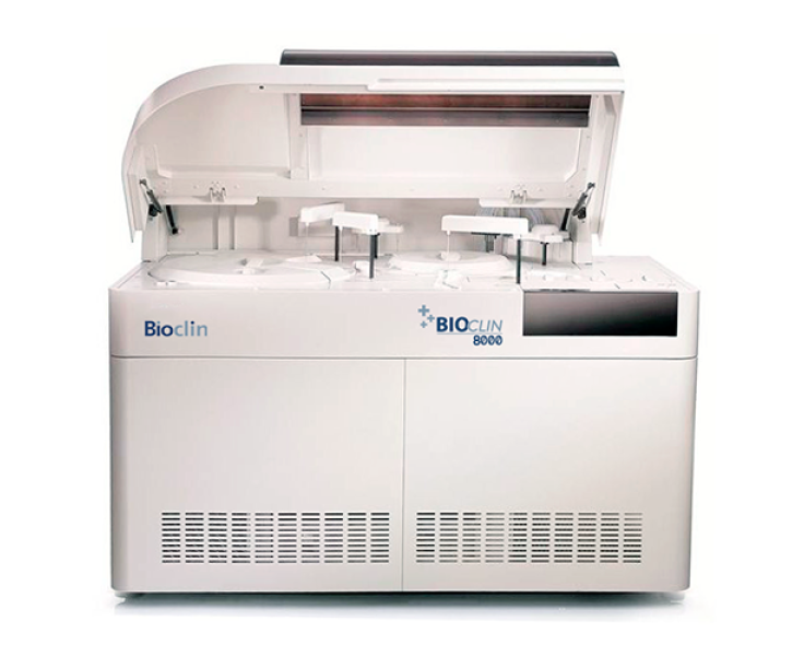 Analisador Automático de Bioquímica Modelo: BIOCLIN 8000 PLUS - R1047